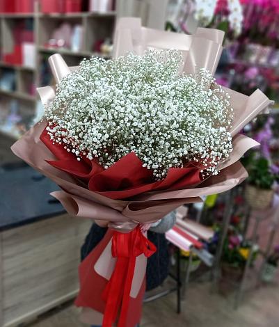Букет цветов из: Гипсофила в Ябедино