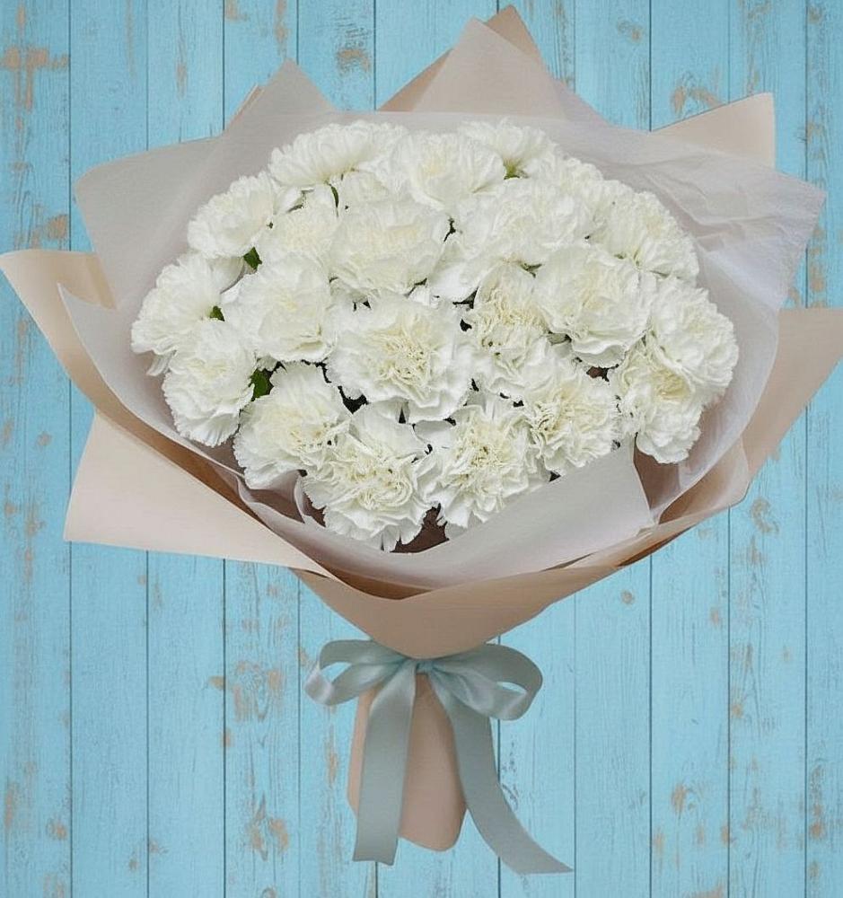 Букет цветов из: Гвоздики в Ябедино