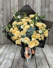 Букет цветов из:  Розы и Лизиантусы в Ябедино