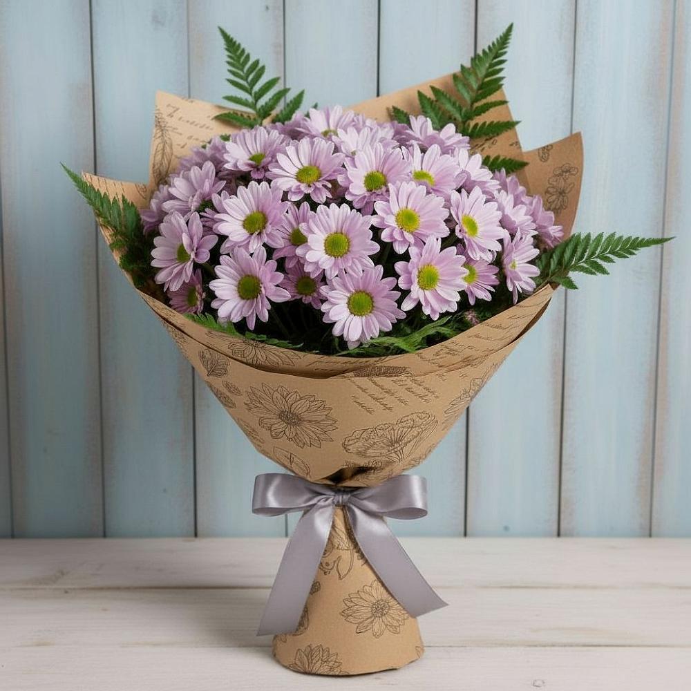 Букет цветов из: Хризантемы в Ябедино