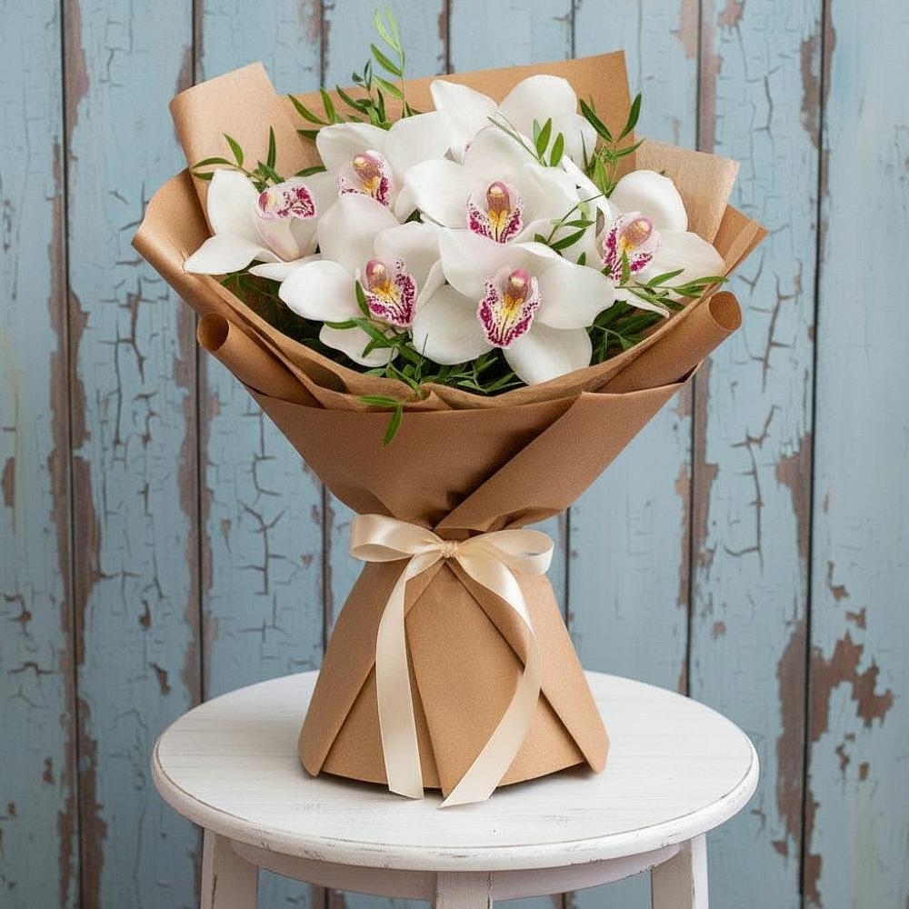 Букет цветов из: Орхидеи и Розы в Ябедино