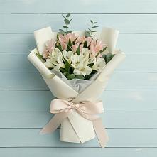 Букет цветов из:  Альстромерии #REPLACE_PRED# Ябедино