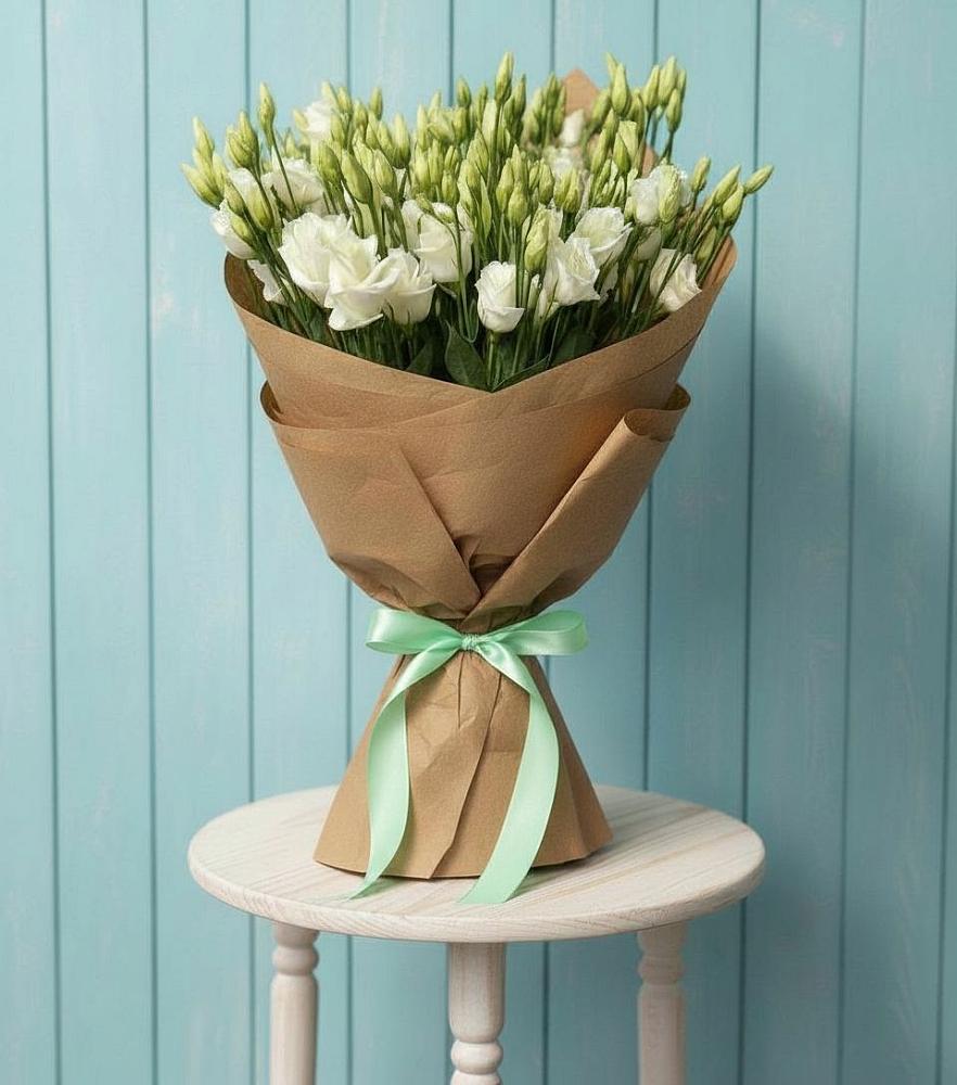 Букет цветов из: Лизиантусы в Ябедино