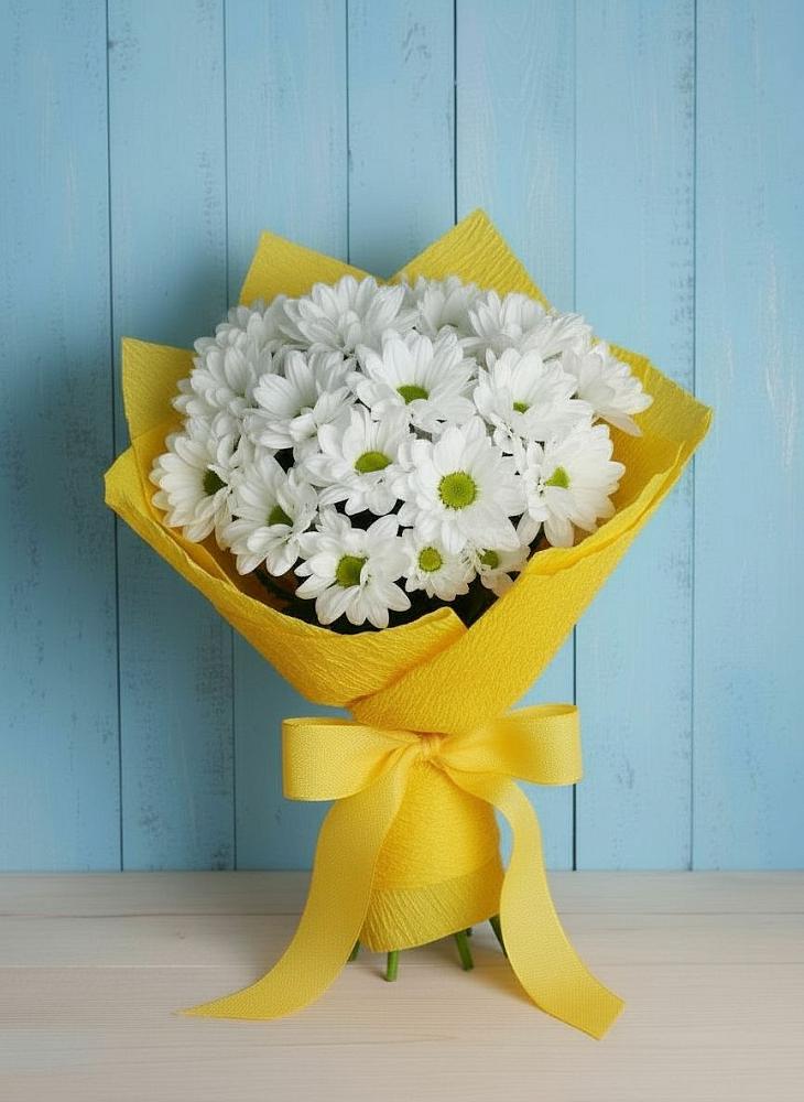 Букет цветов из: Хризантемы в Ябедино