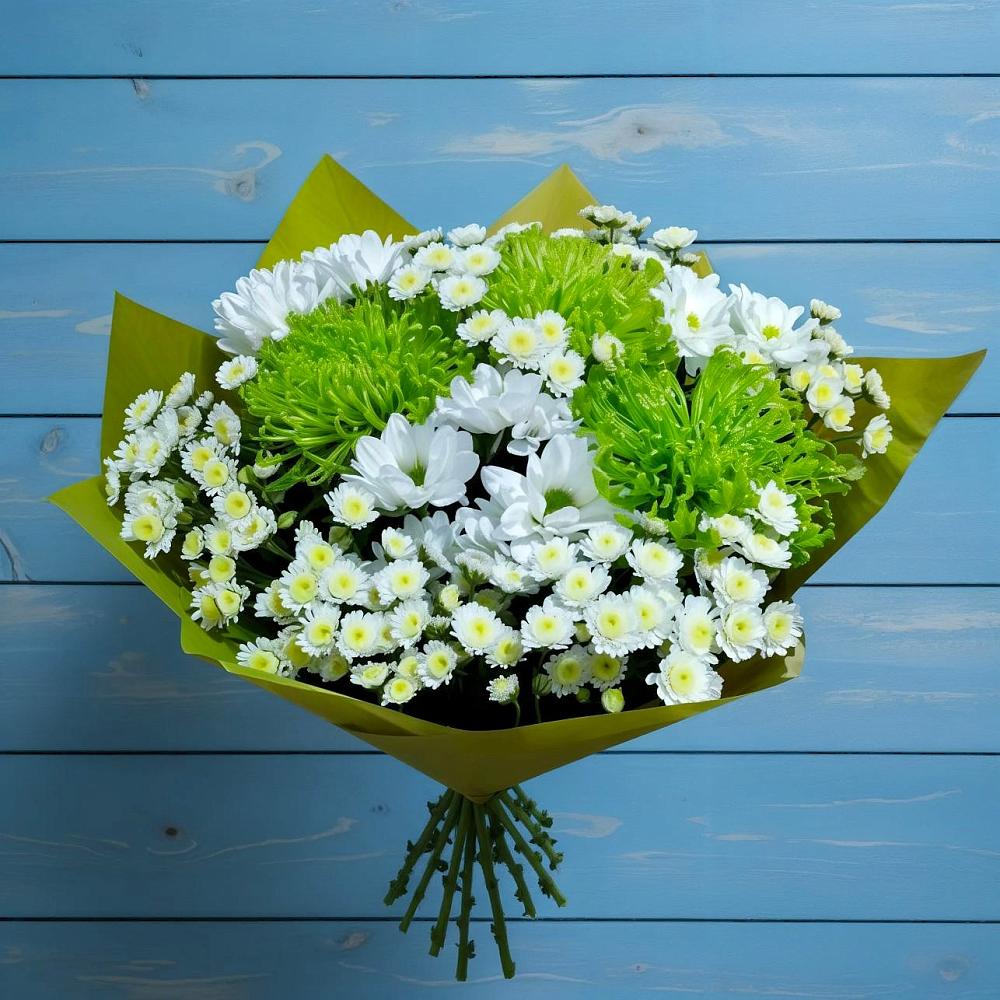 Букет цветов из: Хризантемы в Ябедино