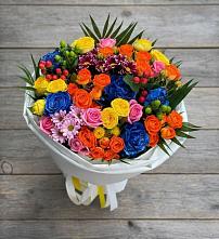 Букет цветов из:  Розы и Хризантемы в Ябедино