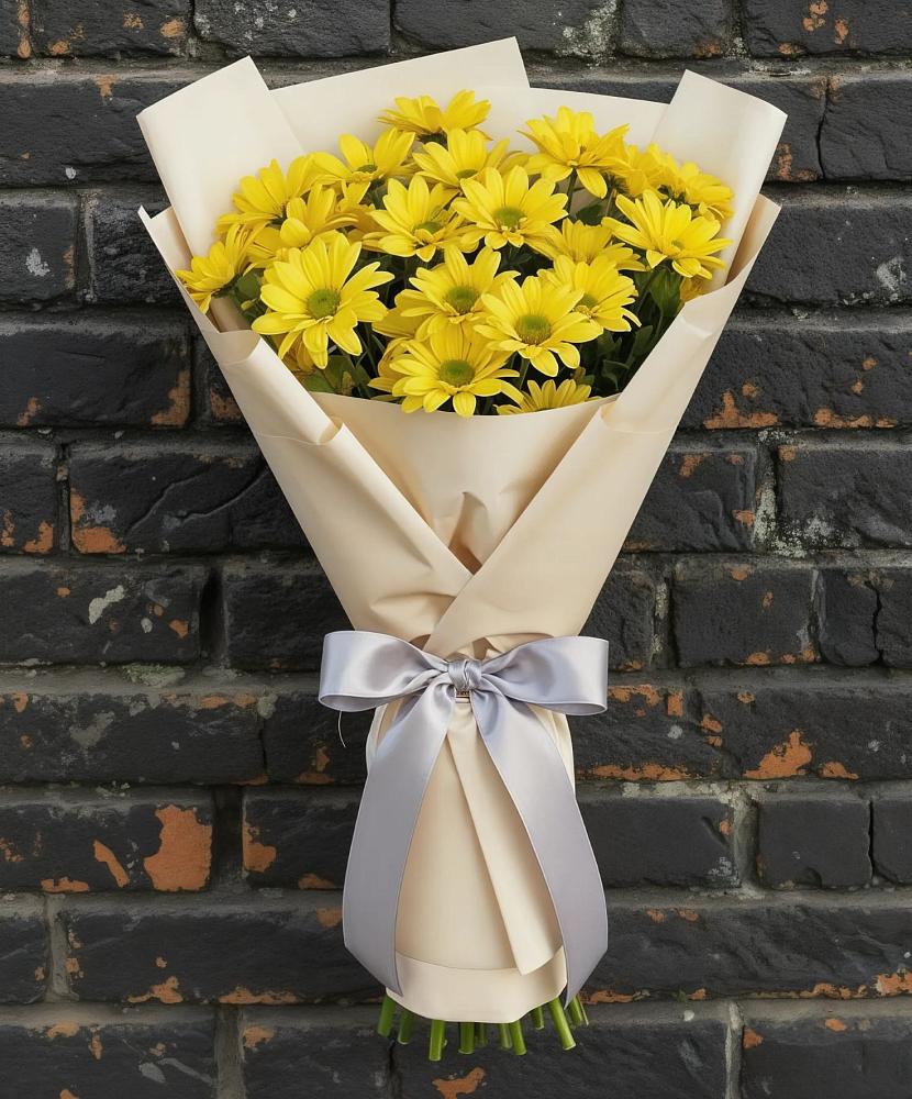 Букет цветов из: Хризантемы в Ябедино