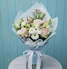 Букет цветов из:  Розы и Лизиантусы #REPLACE_PRED# Ябедино
