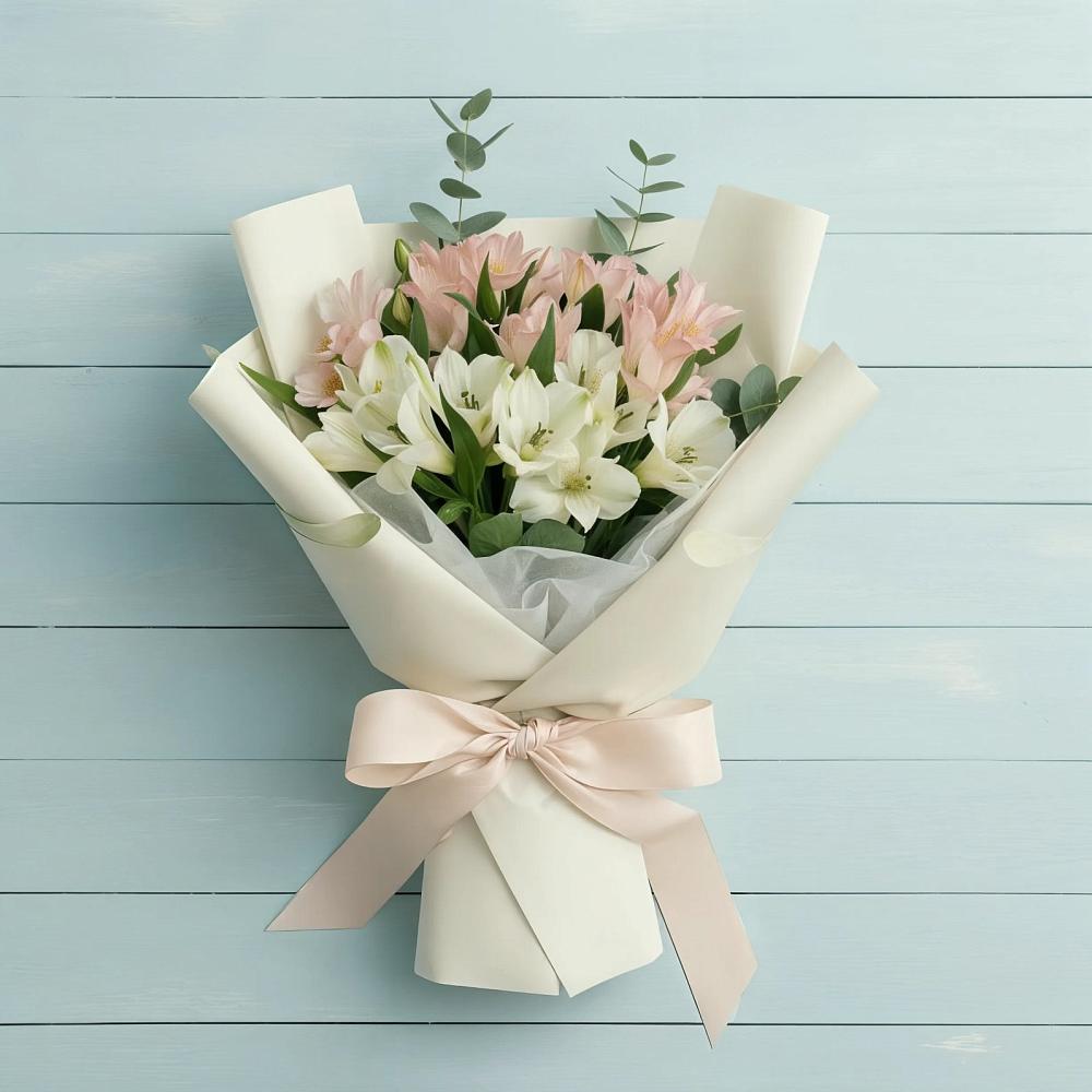 Букет цветов из: Альстромерии в Ябедино