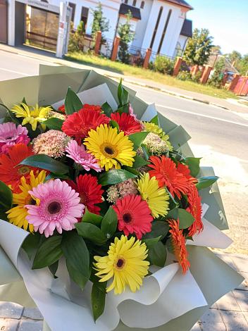 Букет цветов из: Герберы в Ябедино