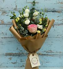 Букет цветов из:  Розы и Лизиантусы в Ябедино
